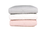 Cot Quilt & Pillow Set - Chalk
