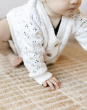 Two Darlings Milk Knit Baby Cardigan