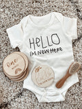 Hello I’m New Here Romper