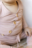 Two Darlings Rose Bamboo Long Sleeve Original Bodysuit