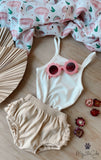 Cream Ruffle Bloomers