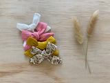 Yellow Bow Clip