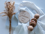 Salaam World Birth Baby Announcement Plaque
