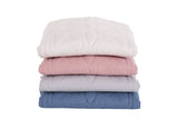 Cot Quilt & Pillow Set - Powder